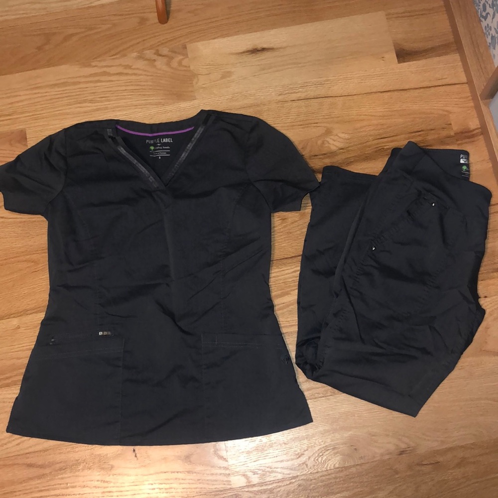 Healing Hands Purple Label Scrub Set Size S